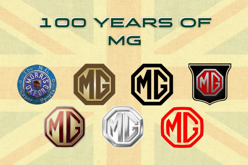 Logo biểu tượng MG qua các thời kỳ