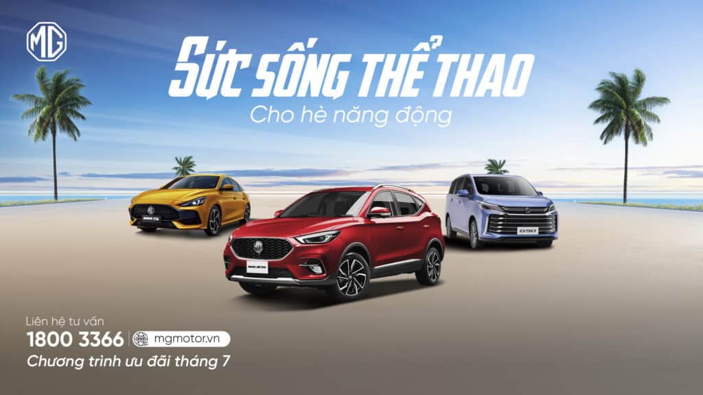 Chương trình ưu đãi tháng 7 với nhiều ưu đãi hấp dẫn diễn ra tại đại lý MG Việt Nam đến hết ngày 31/07/2025